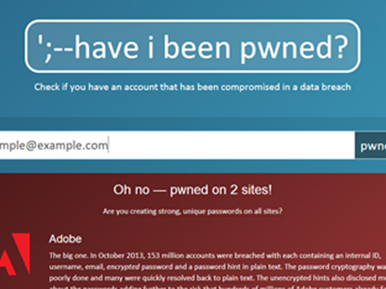 Trang web mới cho phép kiểm tra xem liệu tài khoản trực tuyến của bạn có từng bị xâm phạm